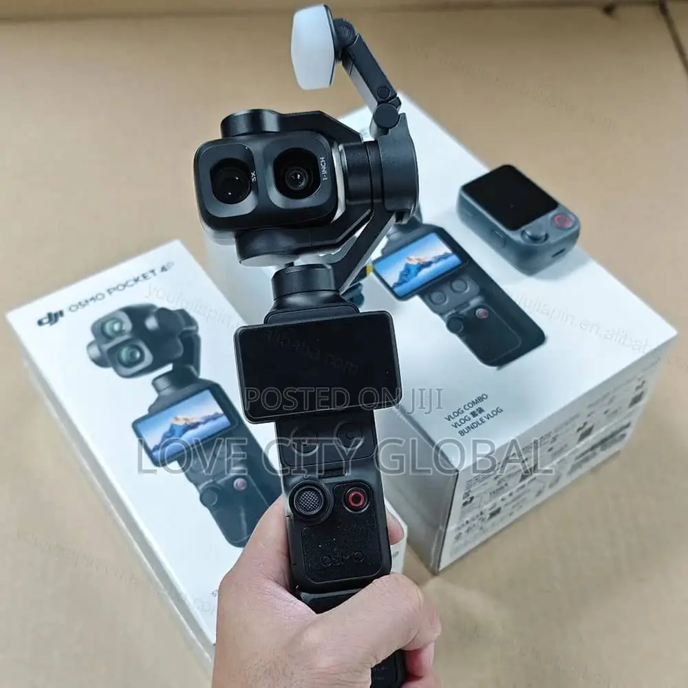 DJI Osmo Pocket 4P Vlog Combo Dual Camera Camera 3-Axis Mini Tripod