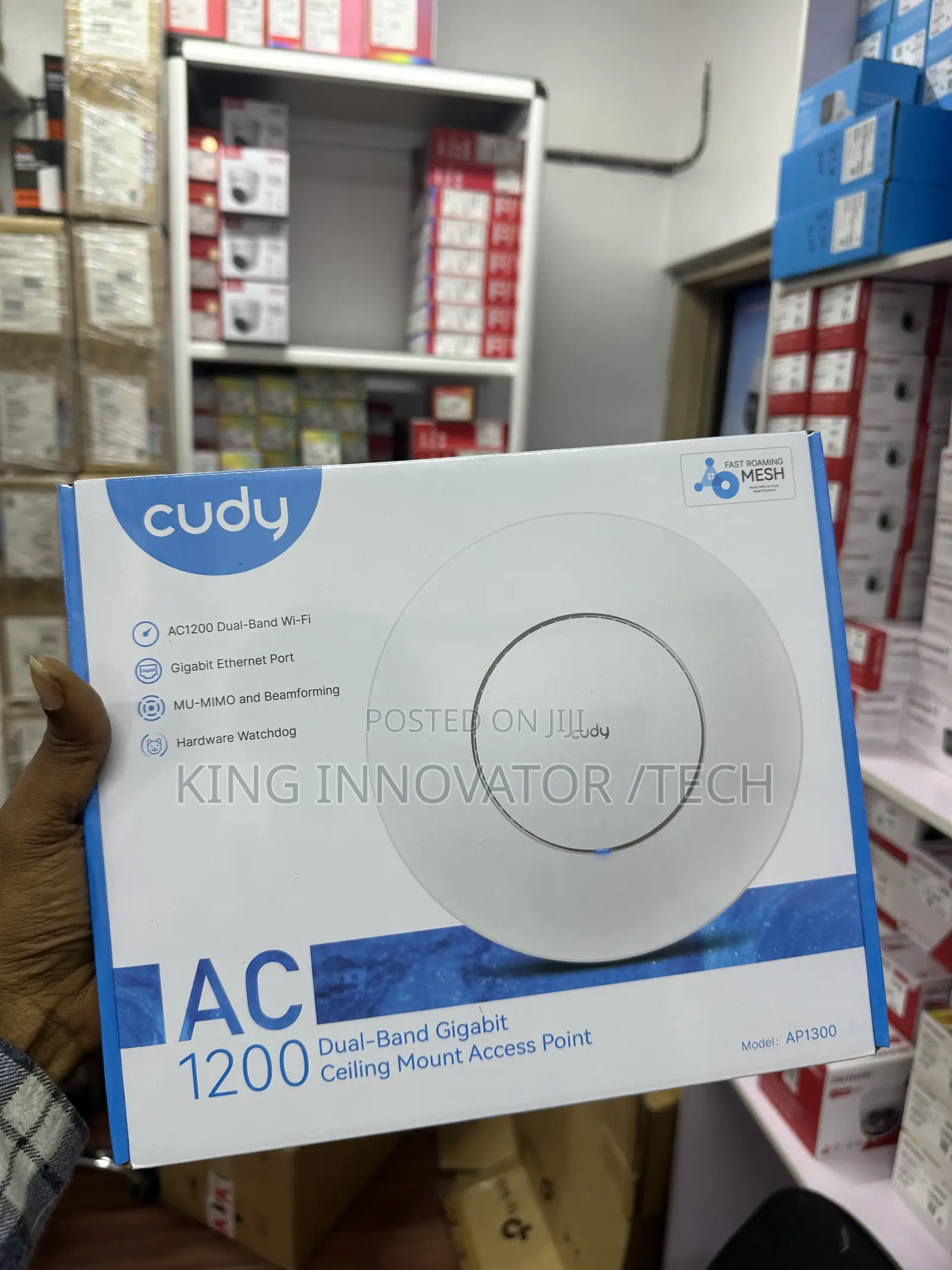 Cudy AC1200 Dual-Band Gigabit Ceiling Mount Access Point