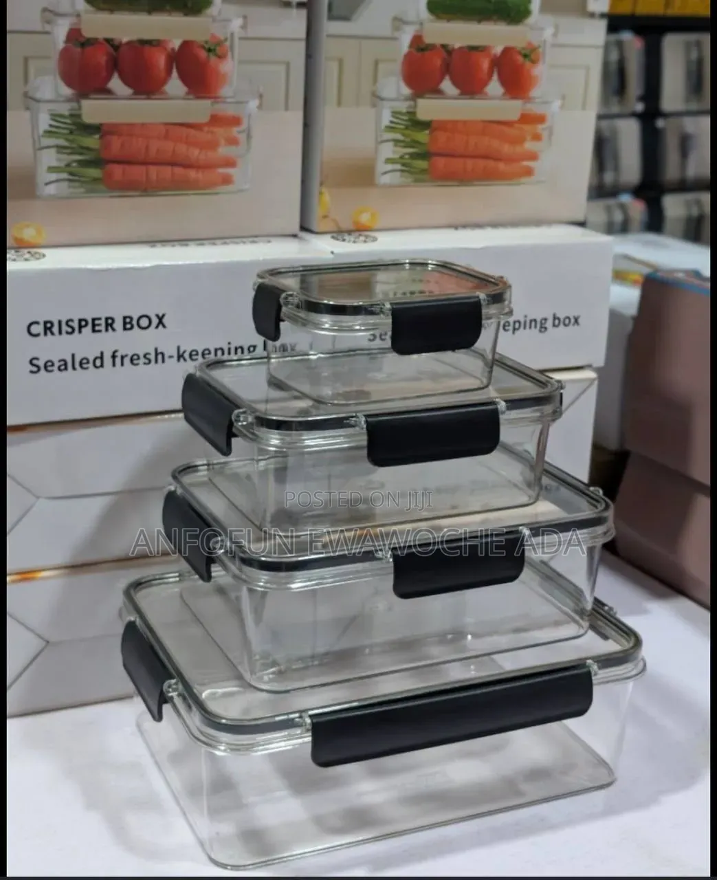 4-in-1 Acrylic Storage Set
