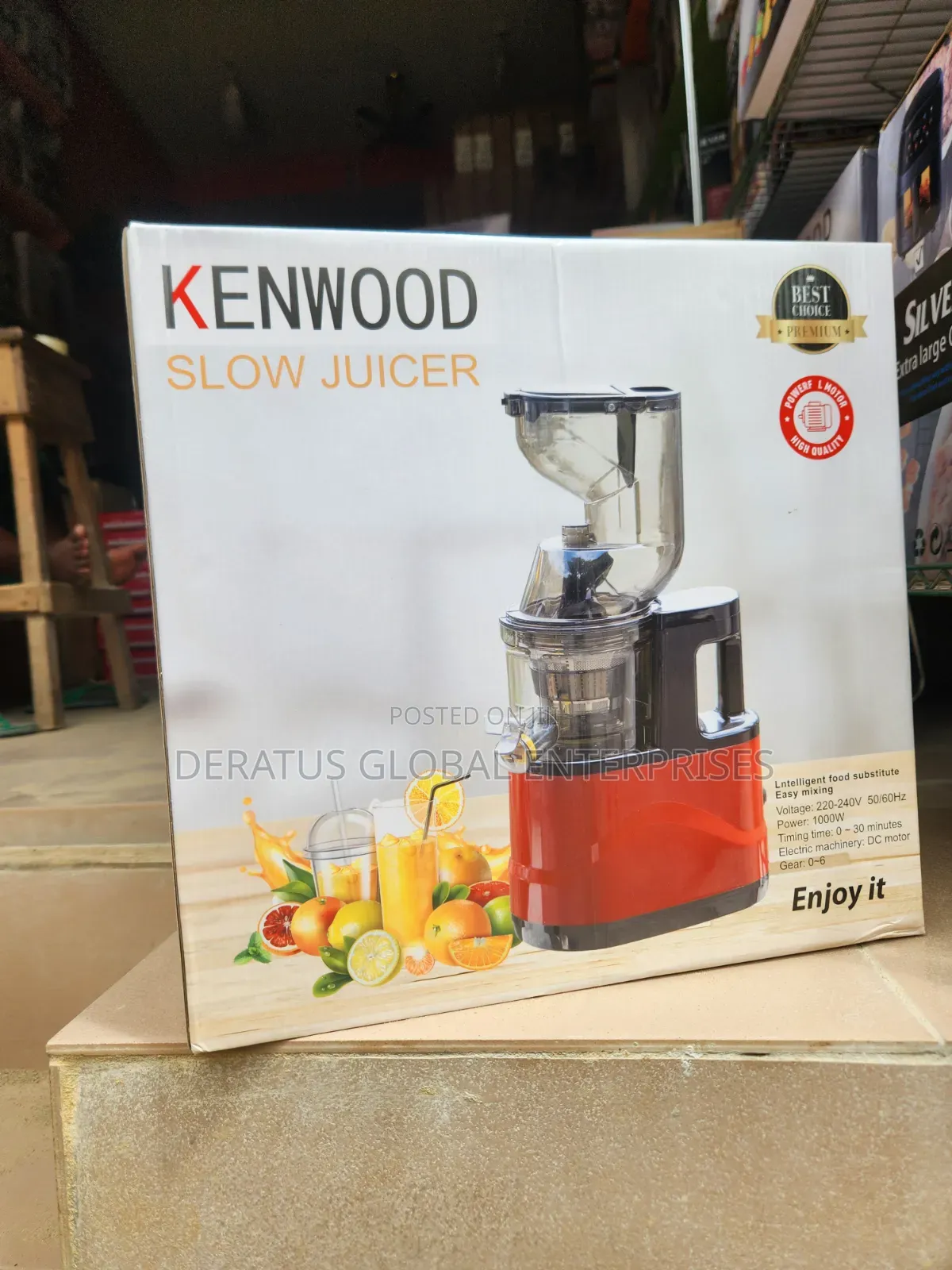 Kenwood Electric Slow Juicer _ Fresh Juice Maker