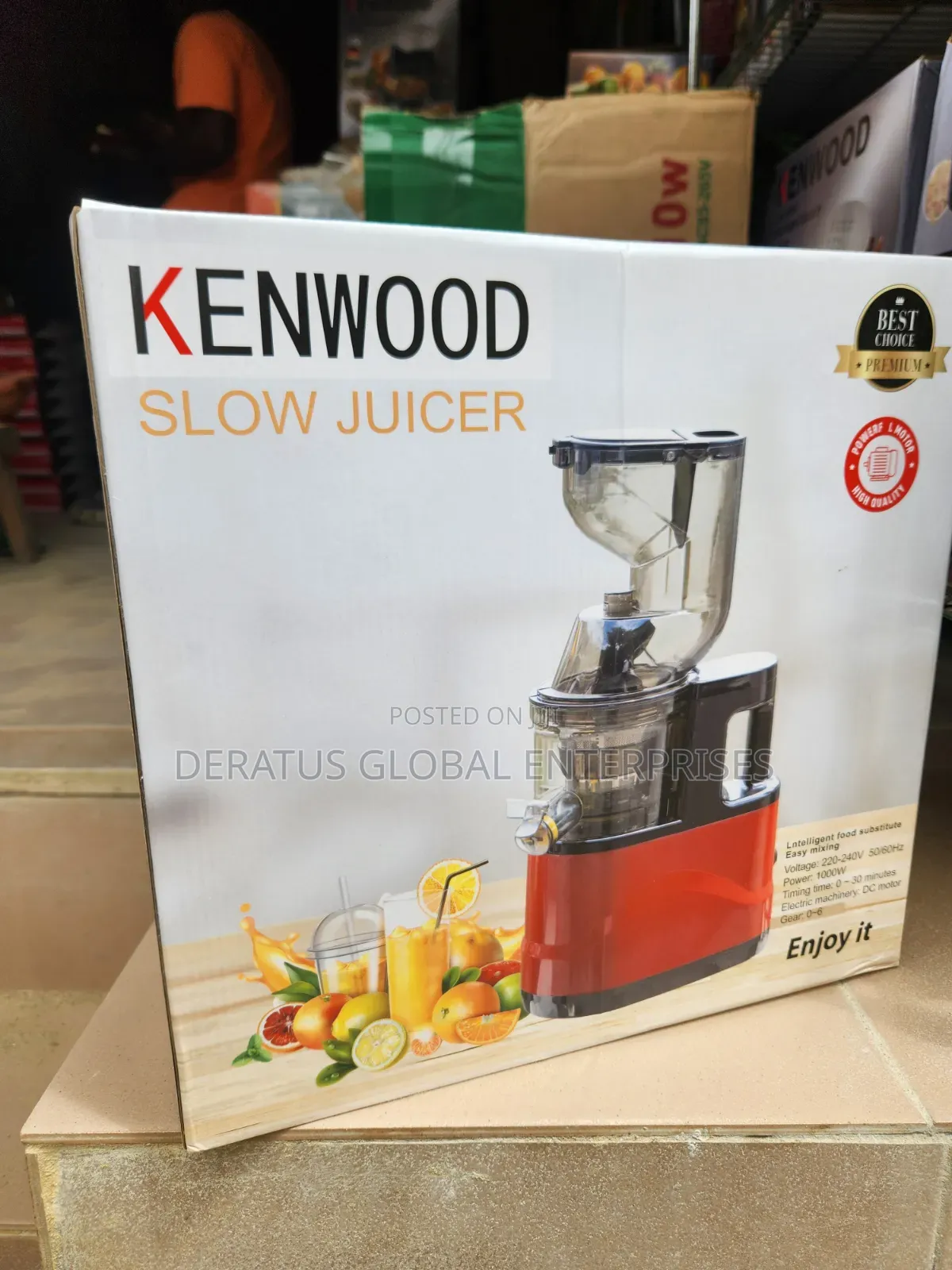 Kenwood Electric Slow Juicer _ Fresh Juice Maker