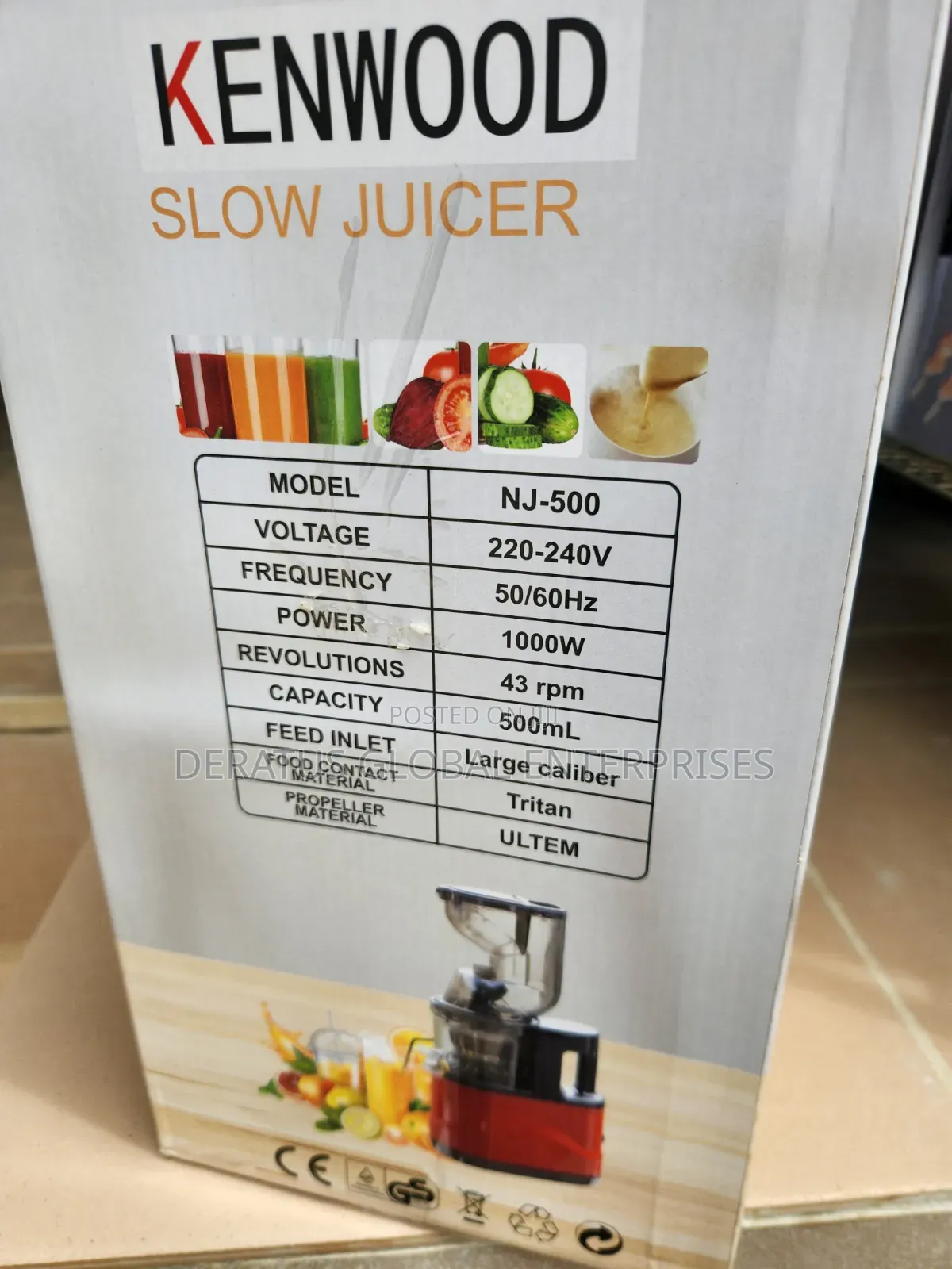 Kenwood Fruit Vegetables Juice Extractor