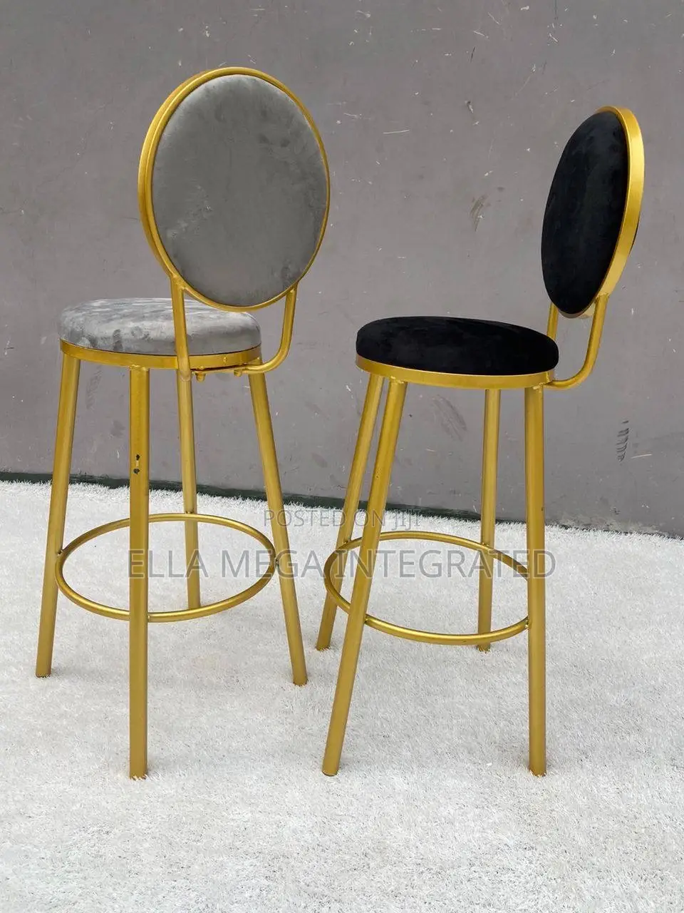 Barstool With Round Back Rest Price Is Per One.
