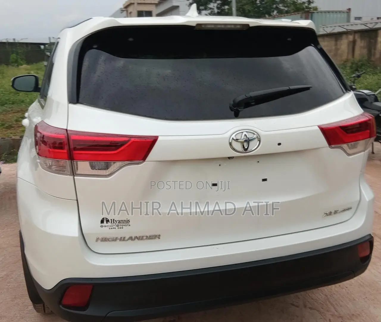 Toyota Highlander XLE 4x4 V6 (3.5L 6cyl 8A) 2018 White