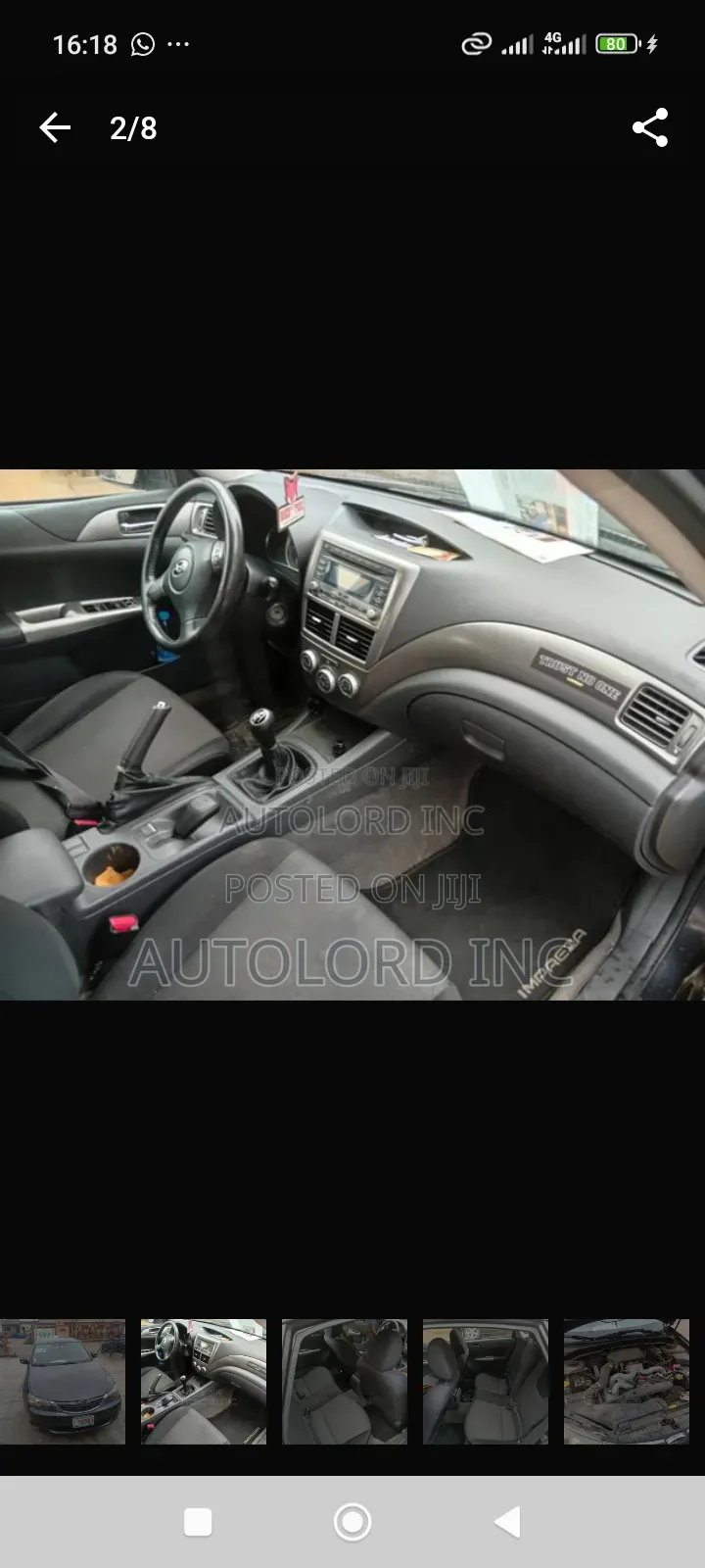 Subaru Impreza WRX STI 2007 Gray