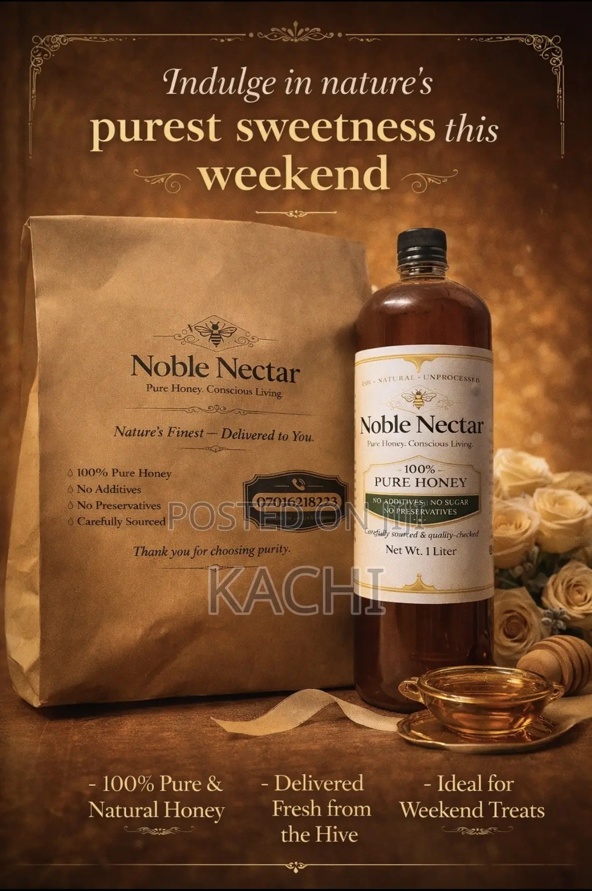 Original Pure Honey by Noble Nectar