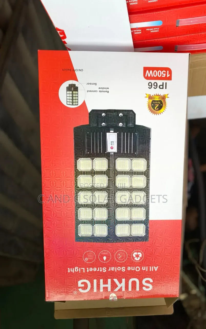 1500w 20eye Sukhig Solar Street Light