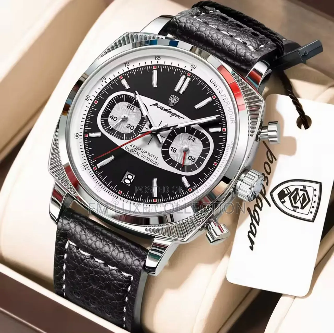 Poedagar Chronograph Watch