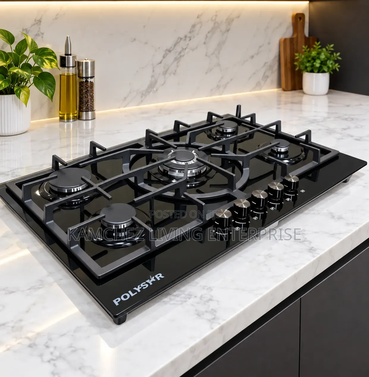 POLYSTAR 5-Burner Built-in Gas Cooker/Hob
