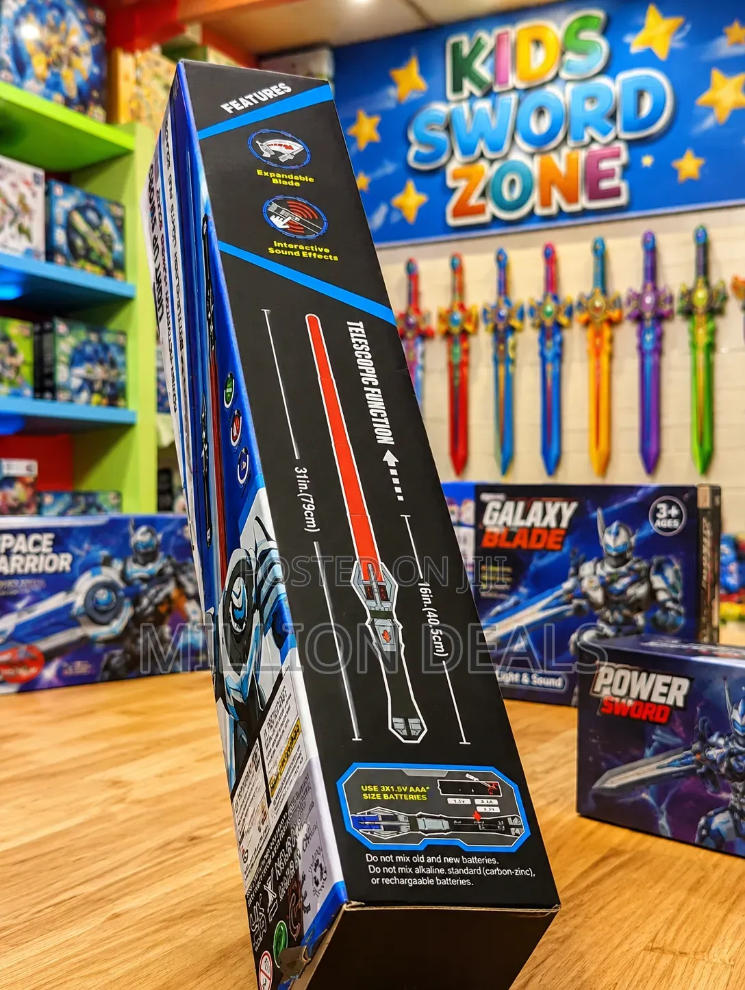 Space Sword Shock Wave Kids Toy Ages 3+