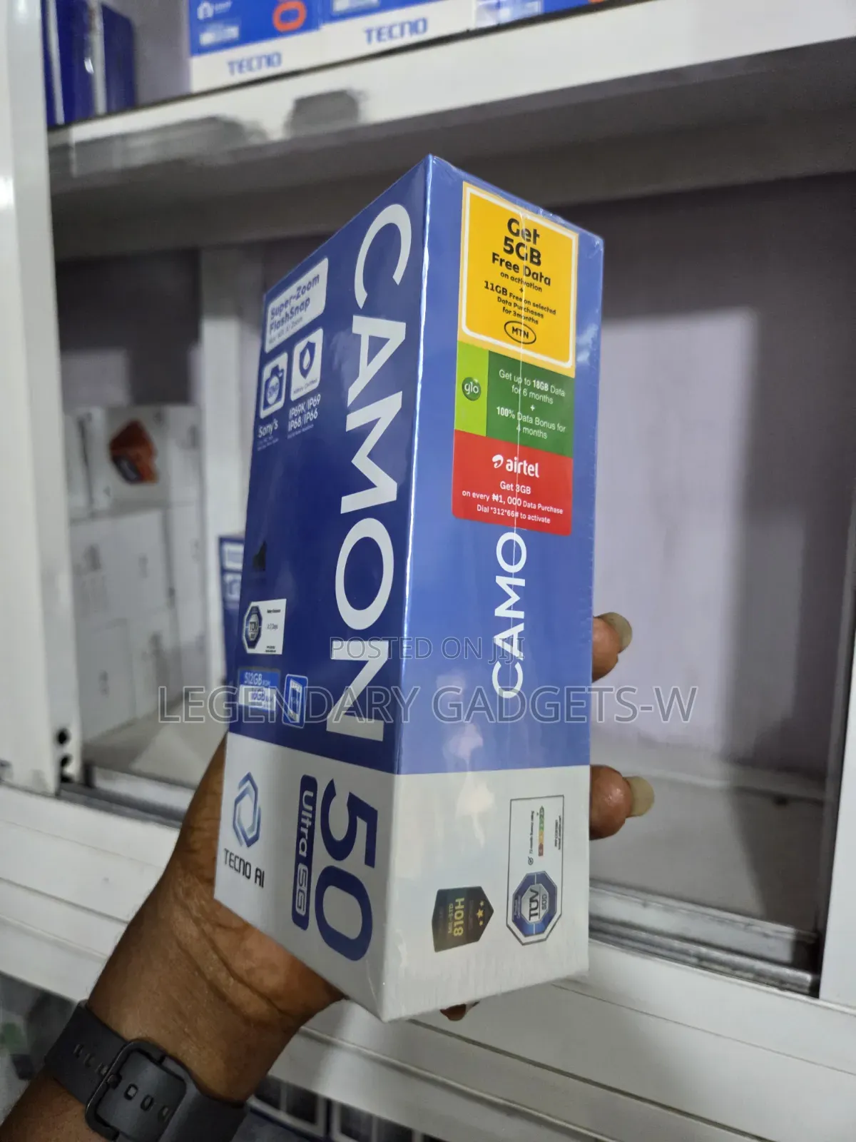 New Tecno Camon 50 Ultra 512 GB Blue