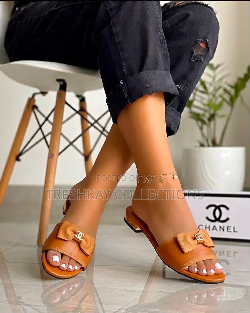 Luxury Ladies Channel Slippers