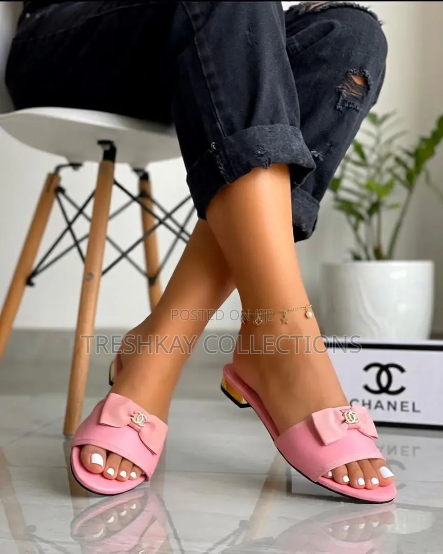 Luxury Ladies Channel Slippers