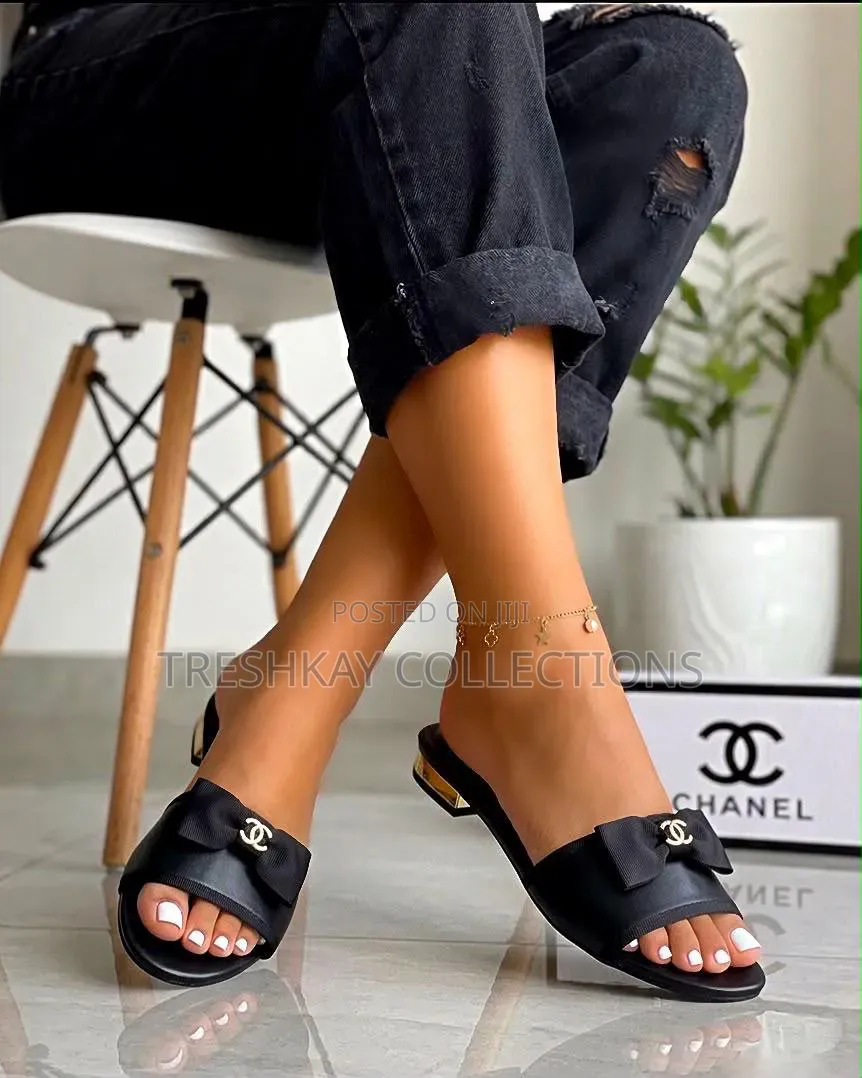Luxury Ladies Channel Slippers