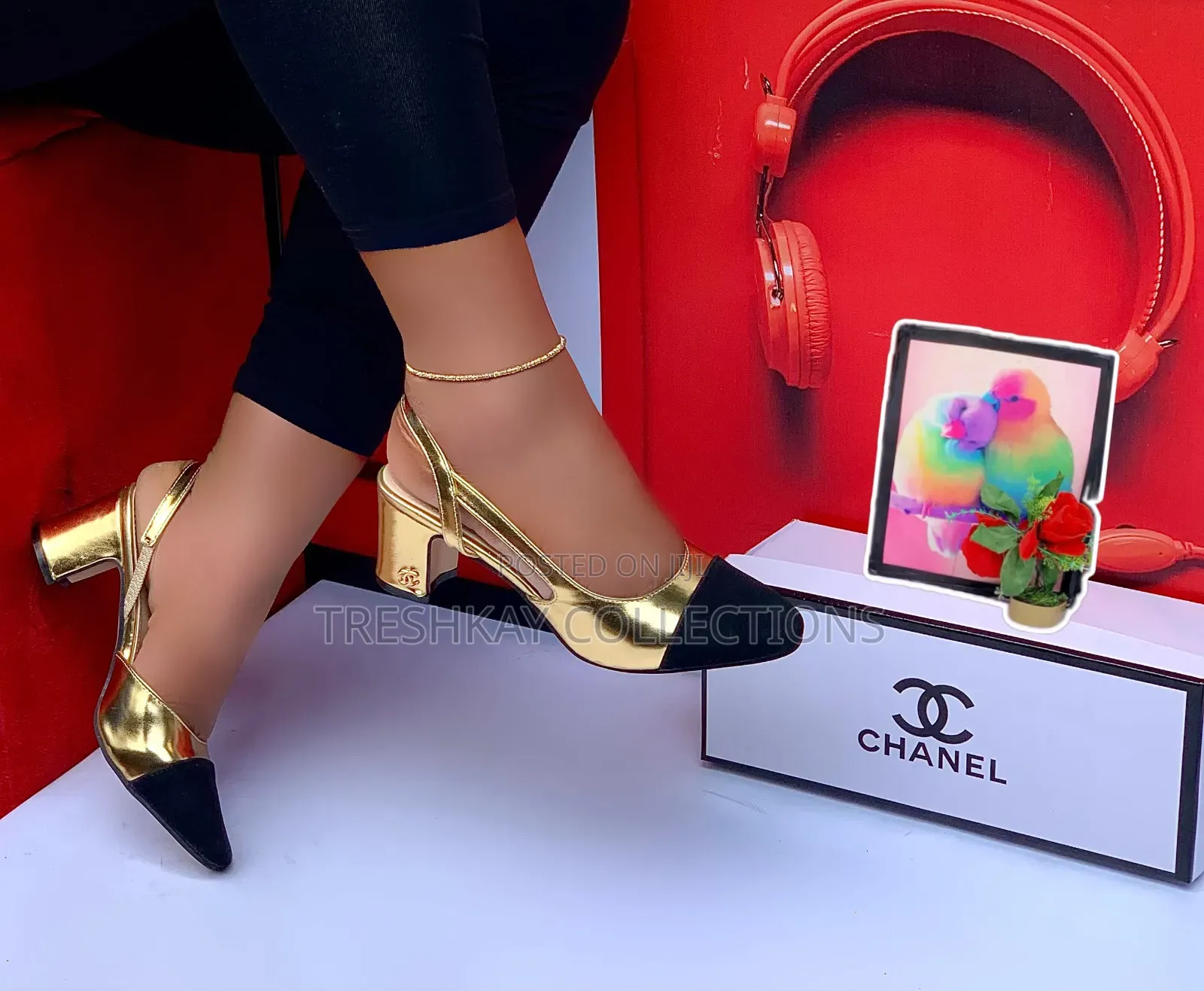 Luxury Ladies Channel Half Shoe Sandals