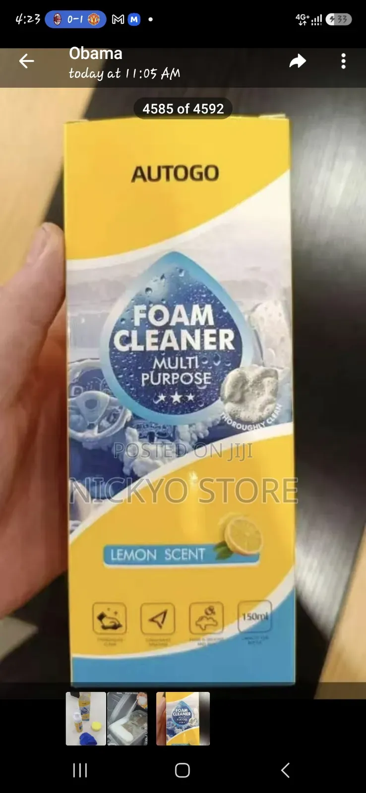 AUTOGO Multi-Purpose Foam Cleaner