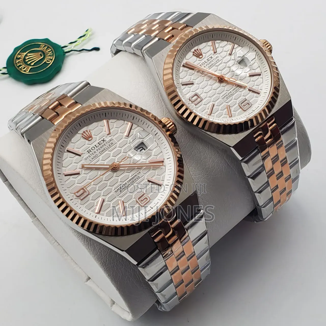 *Men Women Rolex Inspired Automatic Watch – Chain Bracelet Style Set