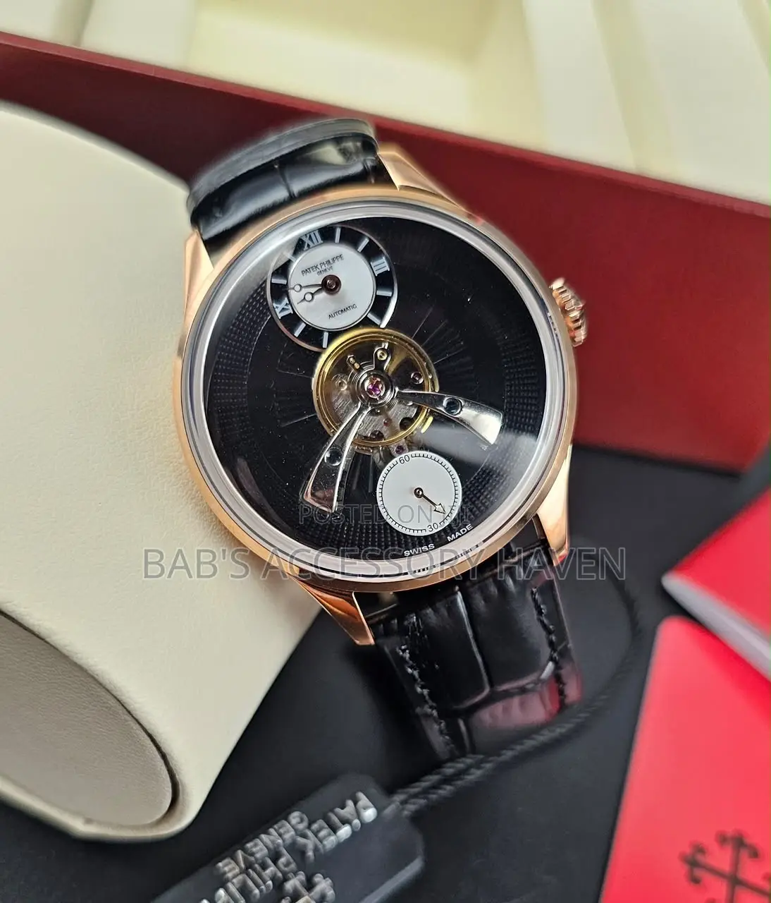 New Design Patek Philippe Leather Watch Automatic