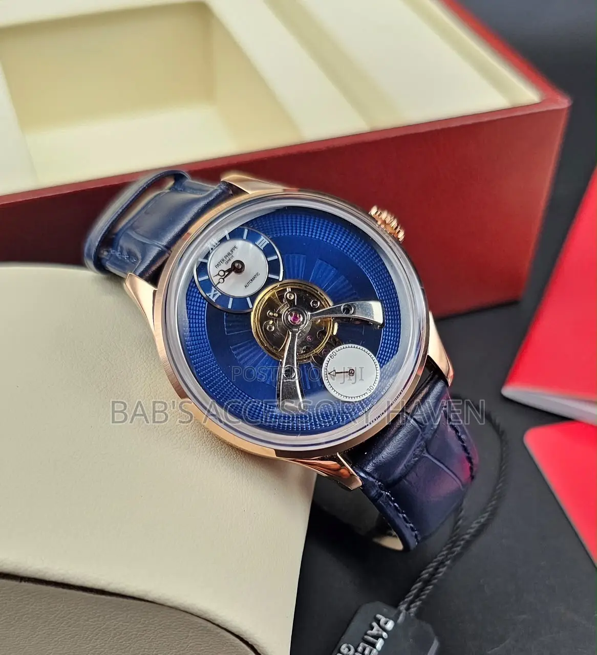 New Design Patek Philippe Leather Watch Automatic
