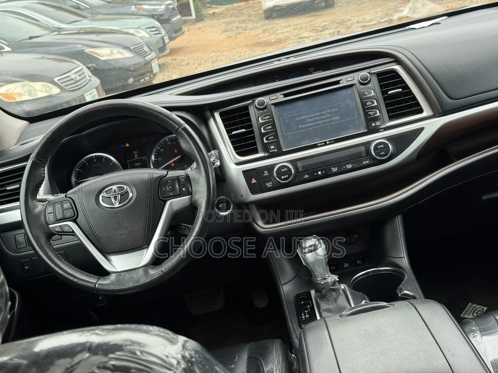 Toyota Highlander Limited V6 4x4 (3.5L 6cyl 6A) 2016 Black