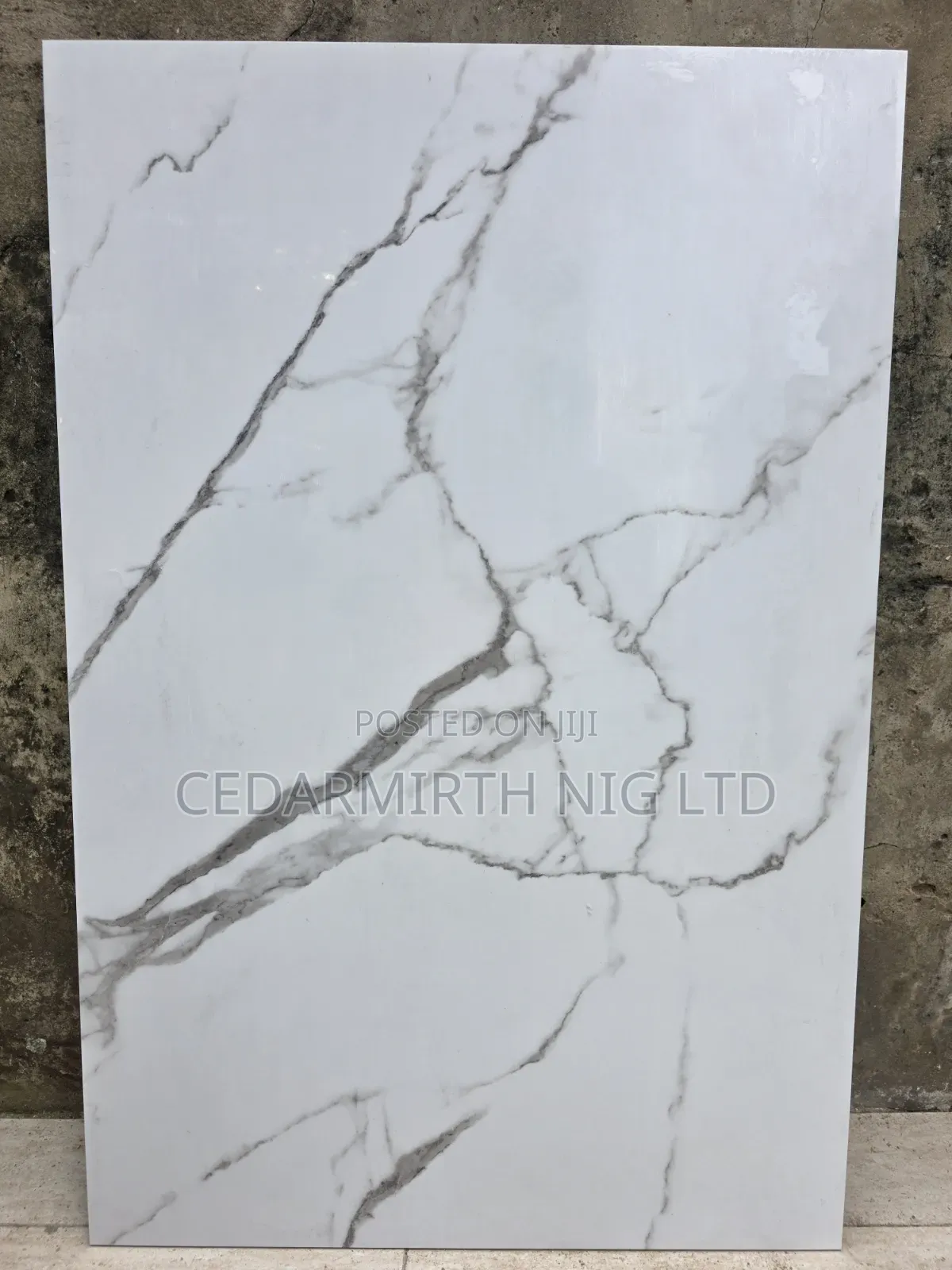 Floor Wall Tiles Carrara White in 60cm X 90cm
