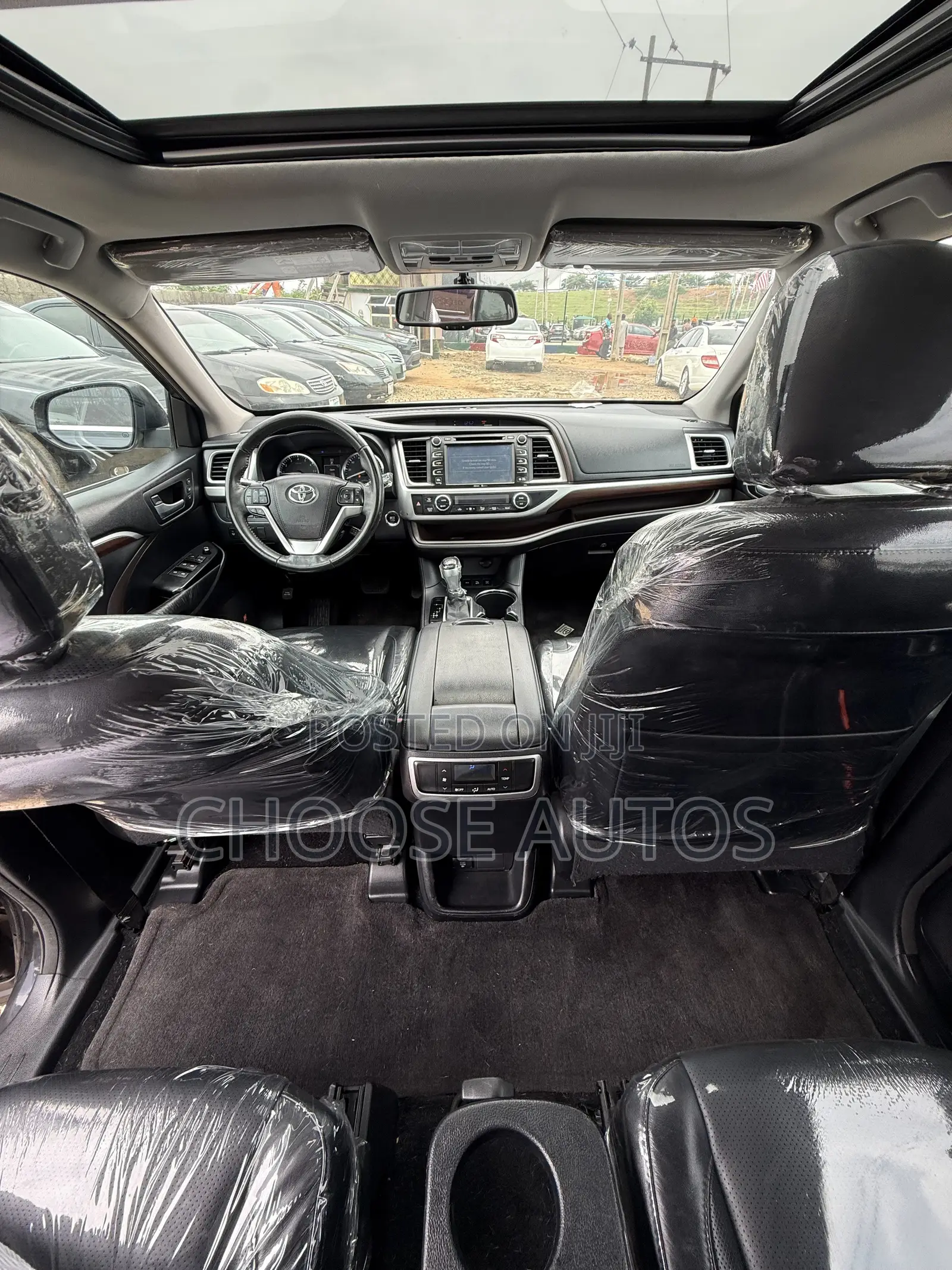 Toyota Highlander Limited V6 4x4 (3.5L 6cyl 6A) 2016 Black