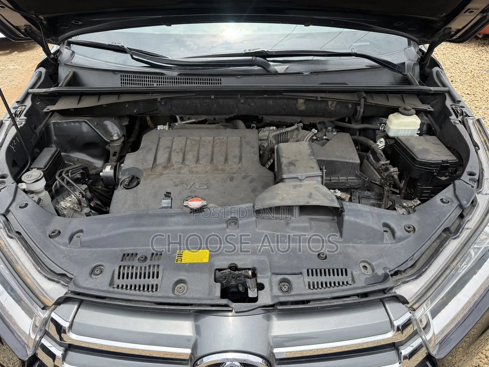 Toyota Highlander Limited V6 4x4 (3.5L 6cyl 6A) 2016 Black