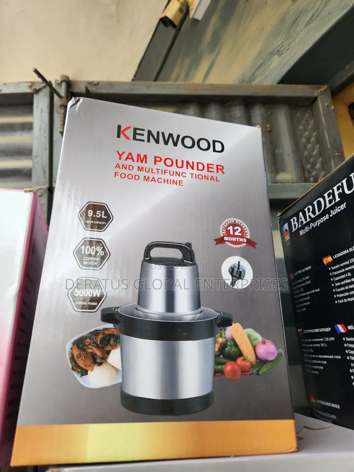 Kenwood 9.5L Electric Yam Pounding Machine