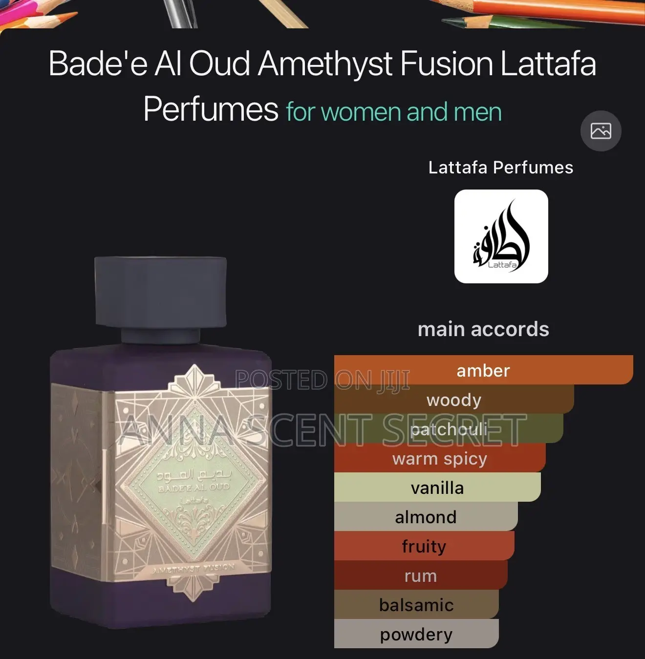 Lattafa Bade'e Al Oud Amethyst Fusion