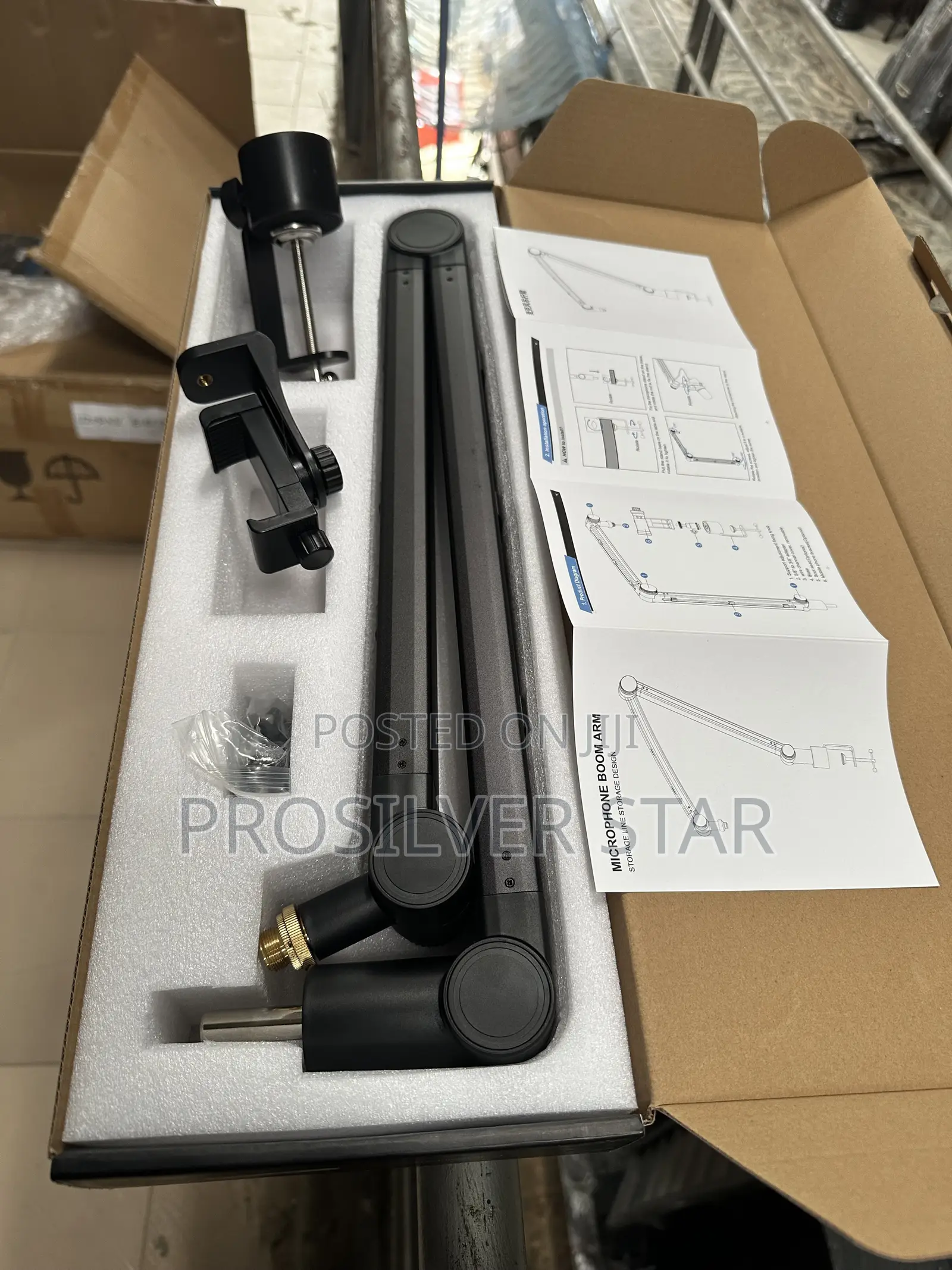 Professional Adjustable Microphone Boom Arm Stand