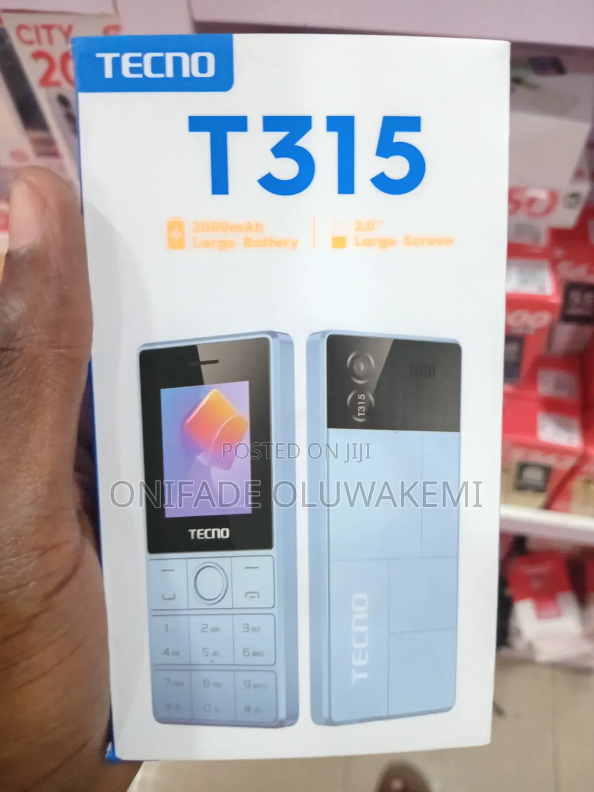 New Tecno T315 Black