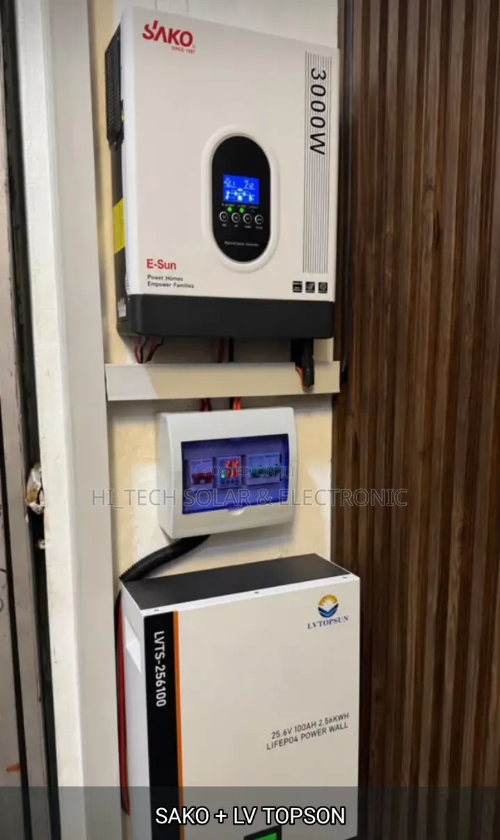 SAKO + LVTOPSON 3000wtt + 2.5kwh Lithium Battery - Available as Seen