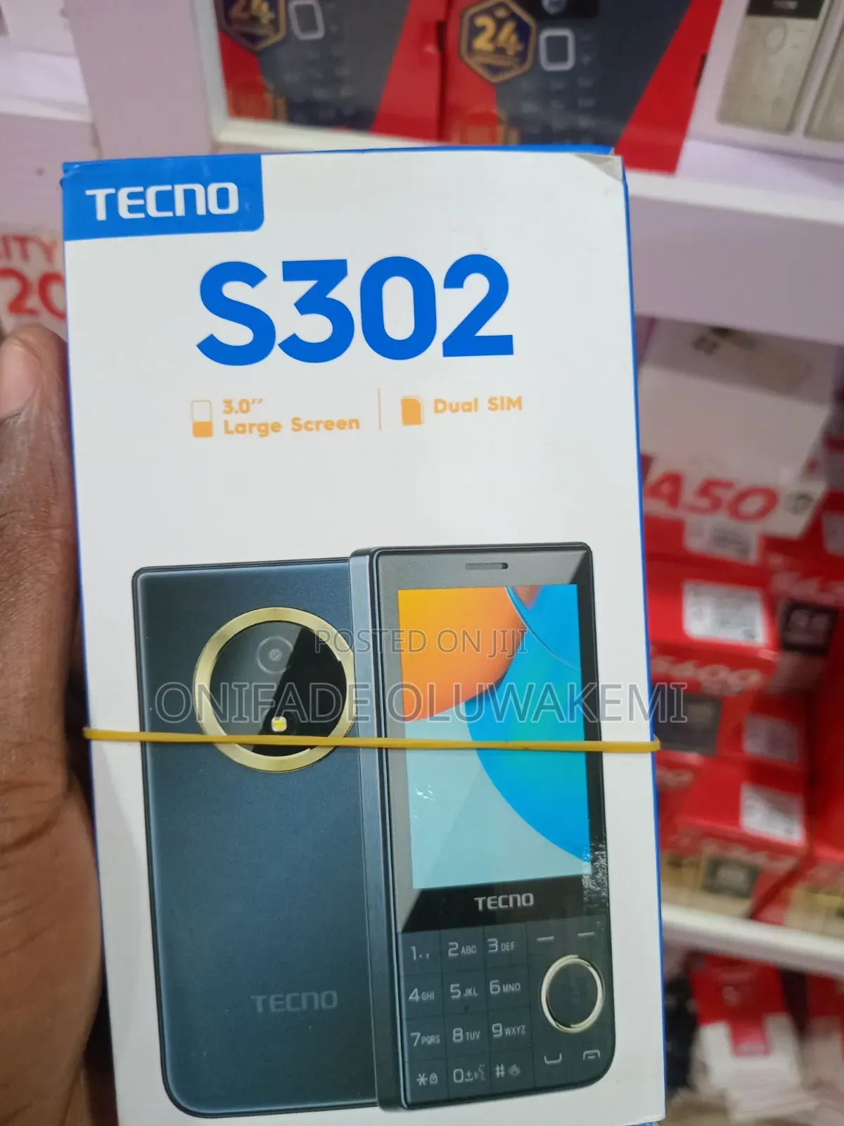 New Tecno S302 Black