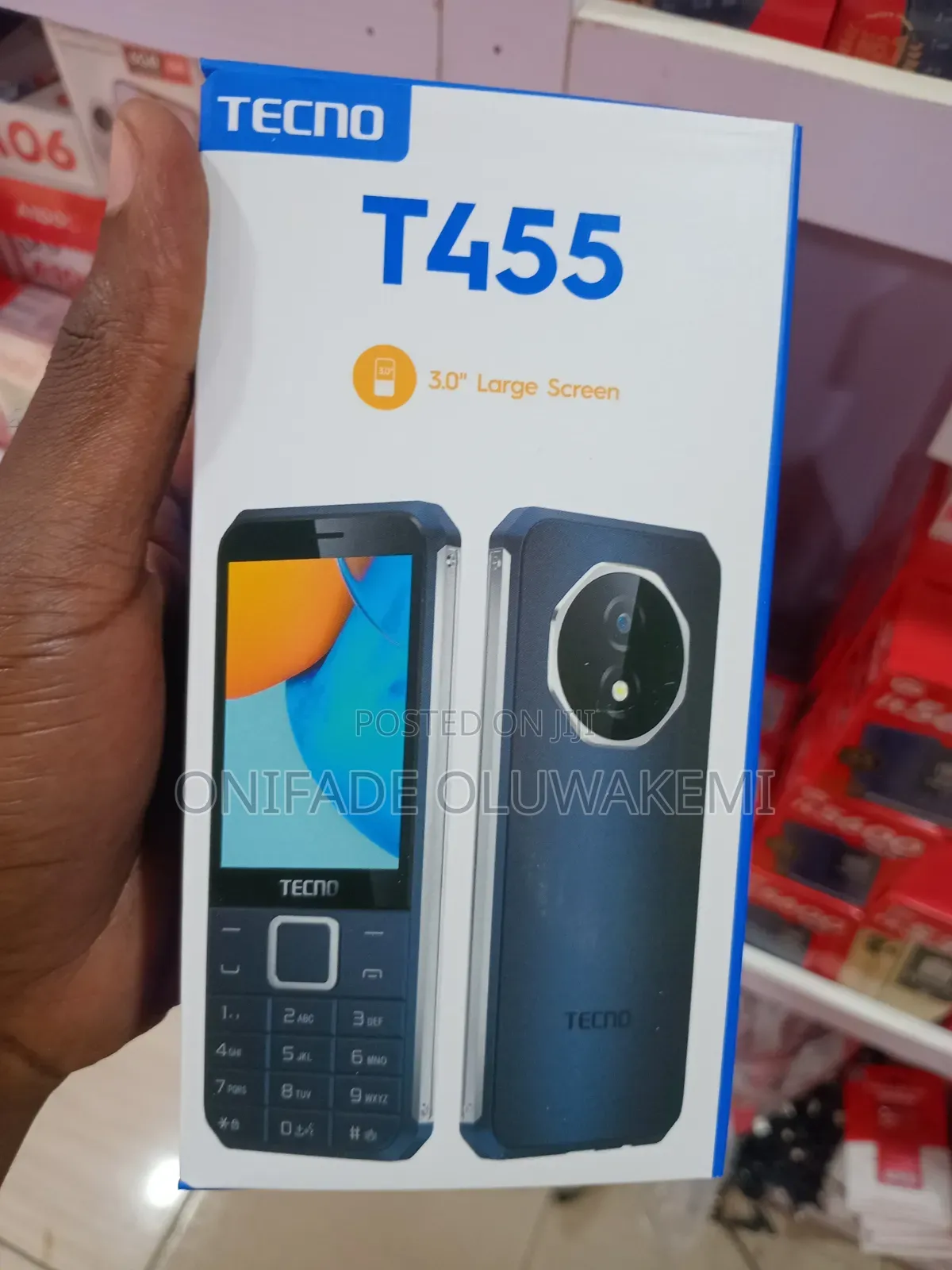 New Tecno T455 Black