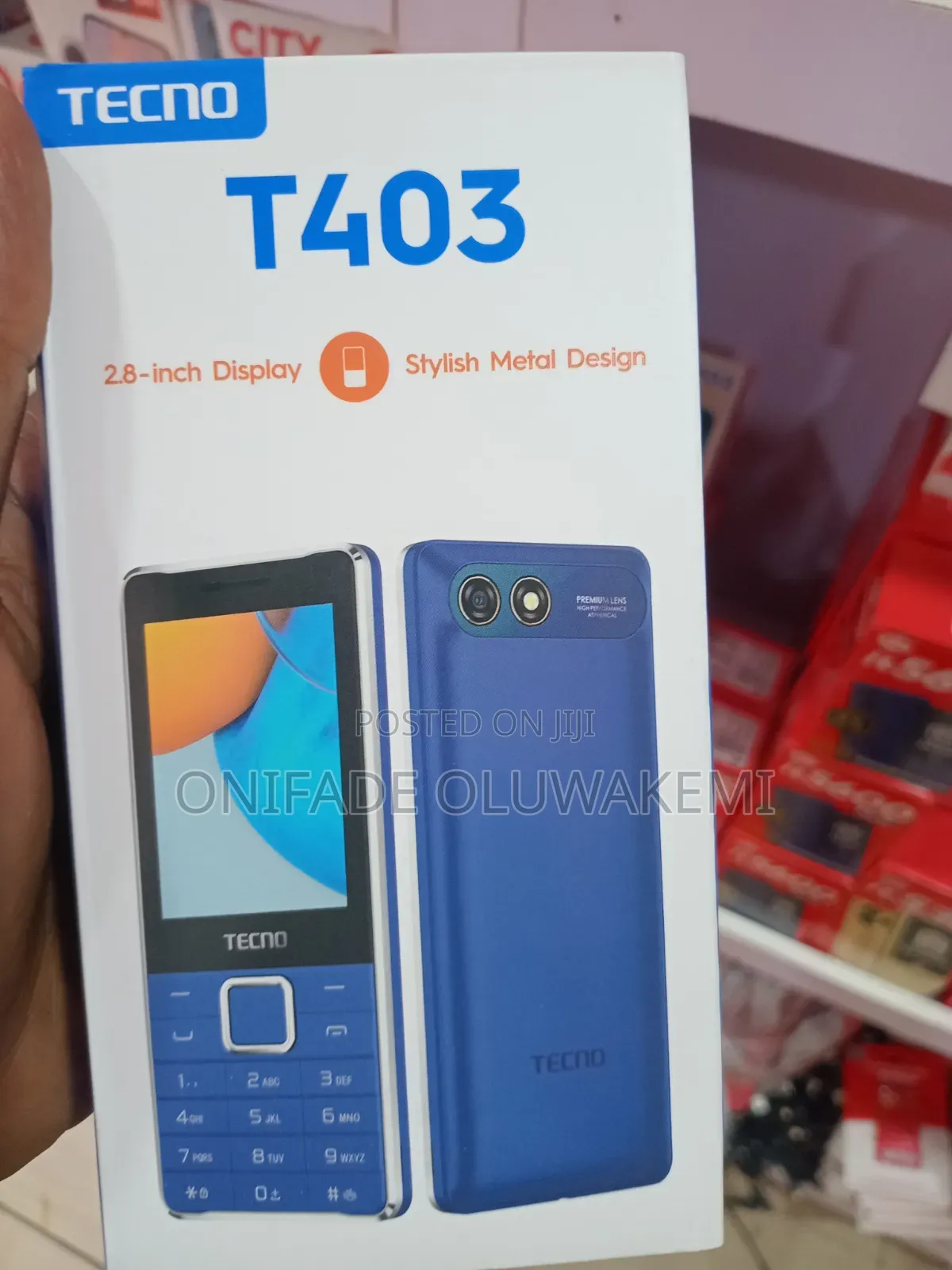 New Tecno T403 Black