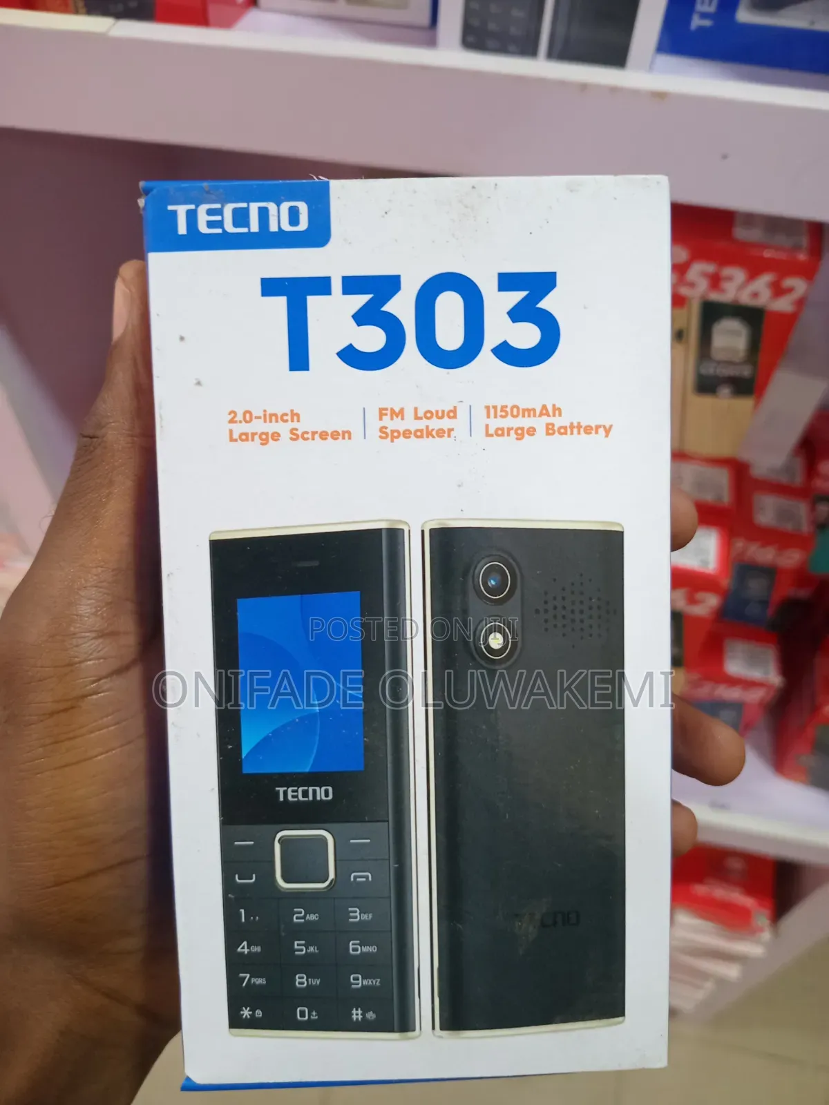 New Tecno T303 Black