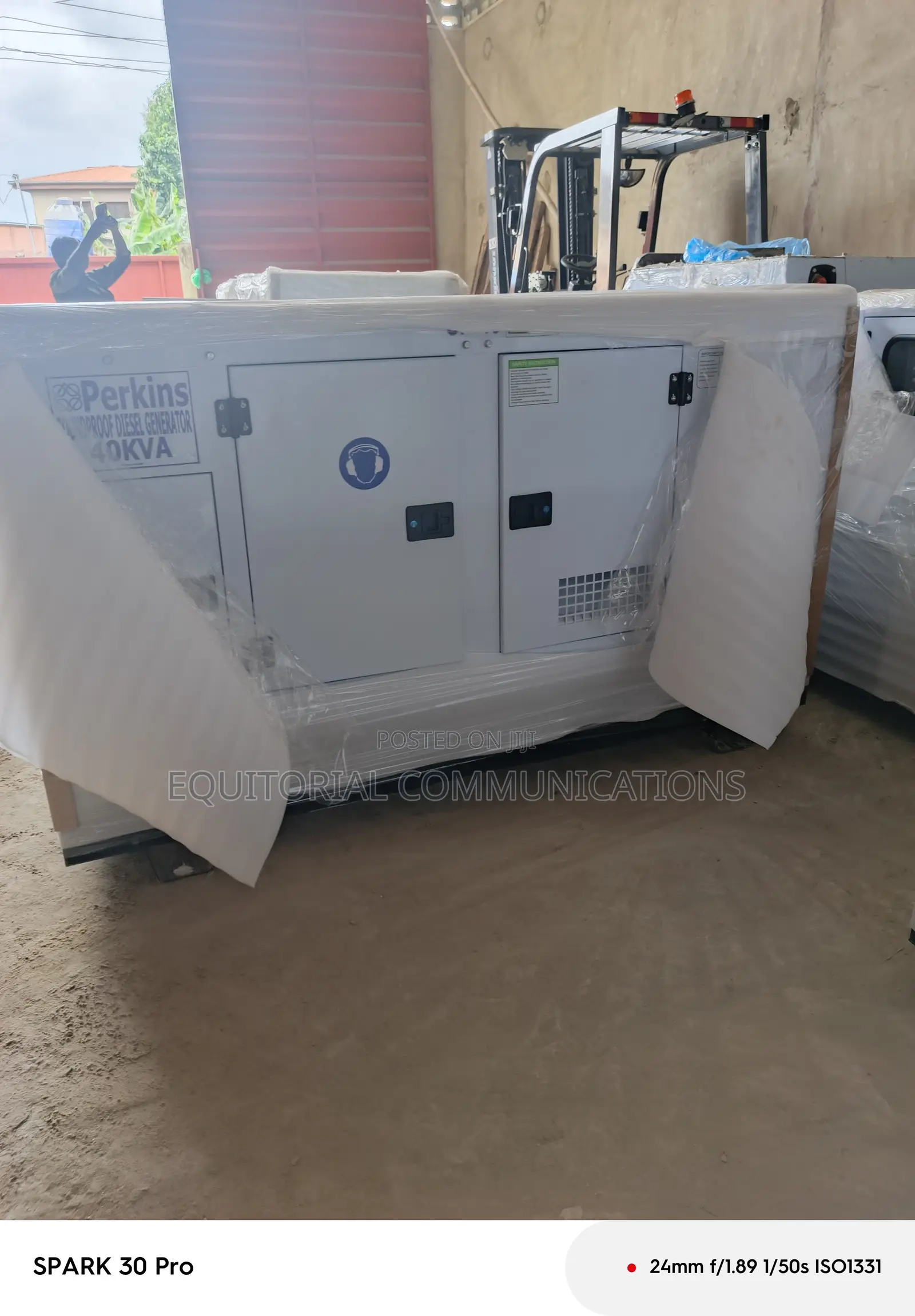 Perkins 40KVA Soundproof Generator