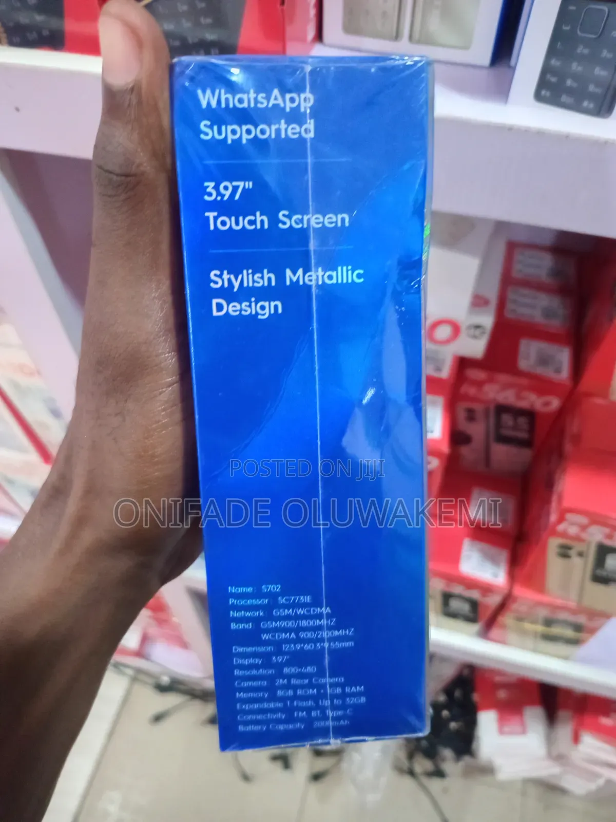 New Tecno S702 8 GB Black