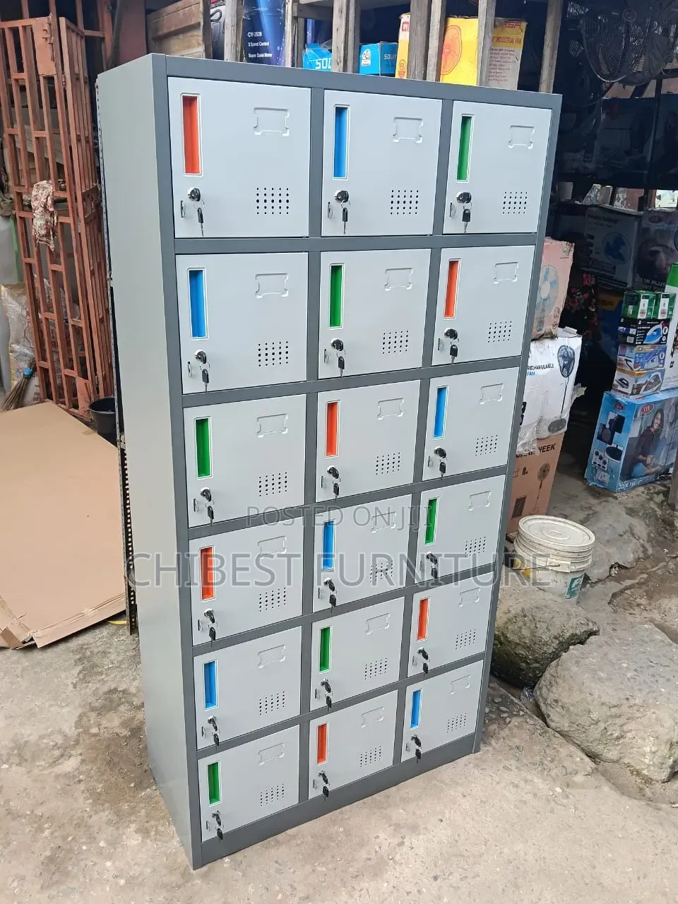 Imported Brand New 18doors Lockers Cabinet