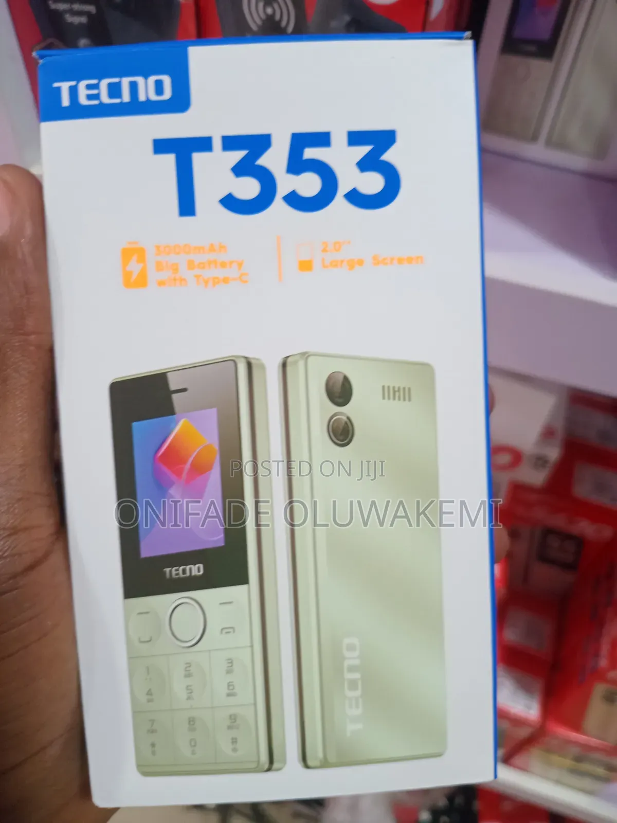 New Tecno T353 Black