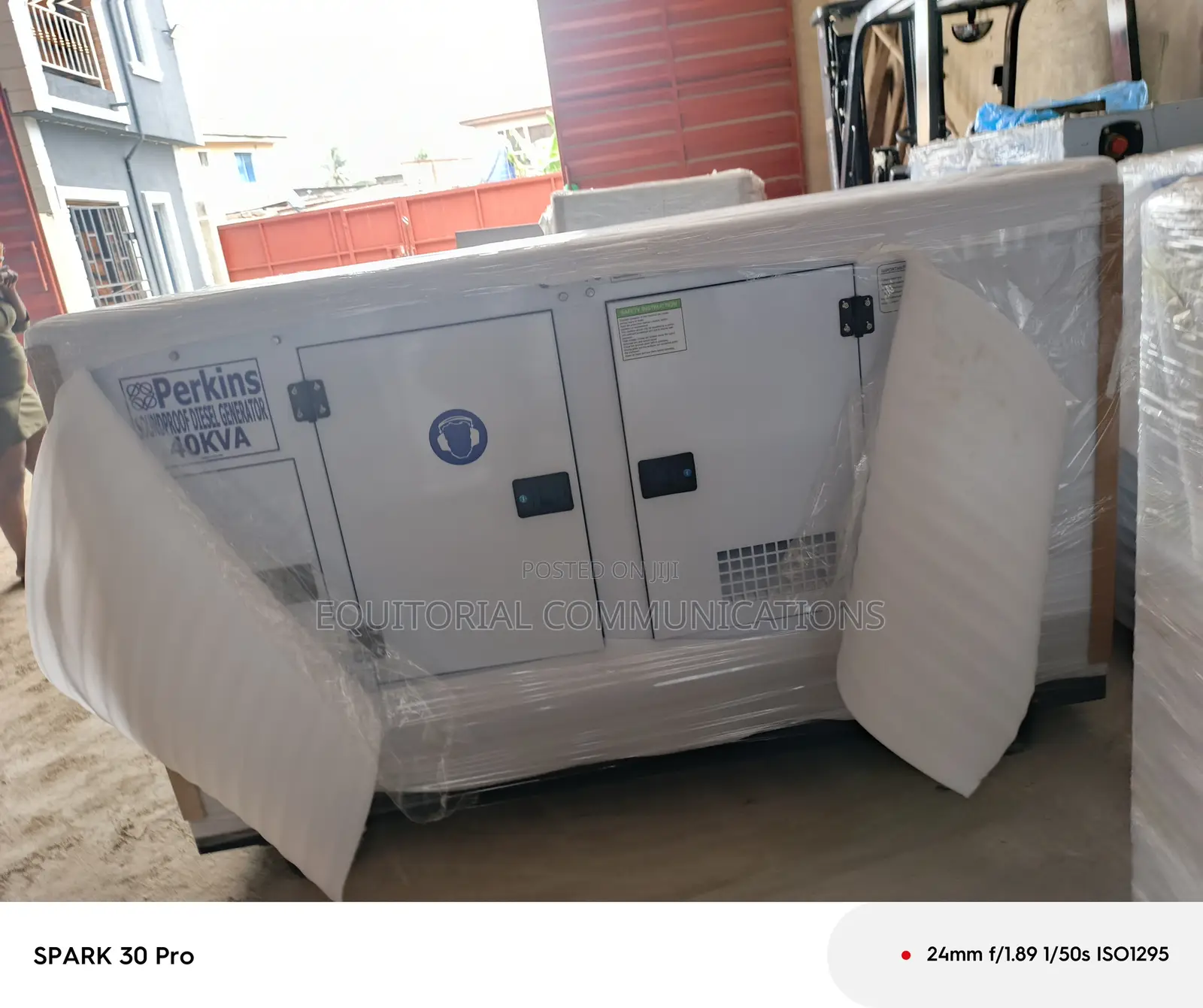 Perkins 40KVA Backup Generator