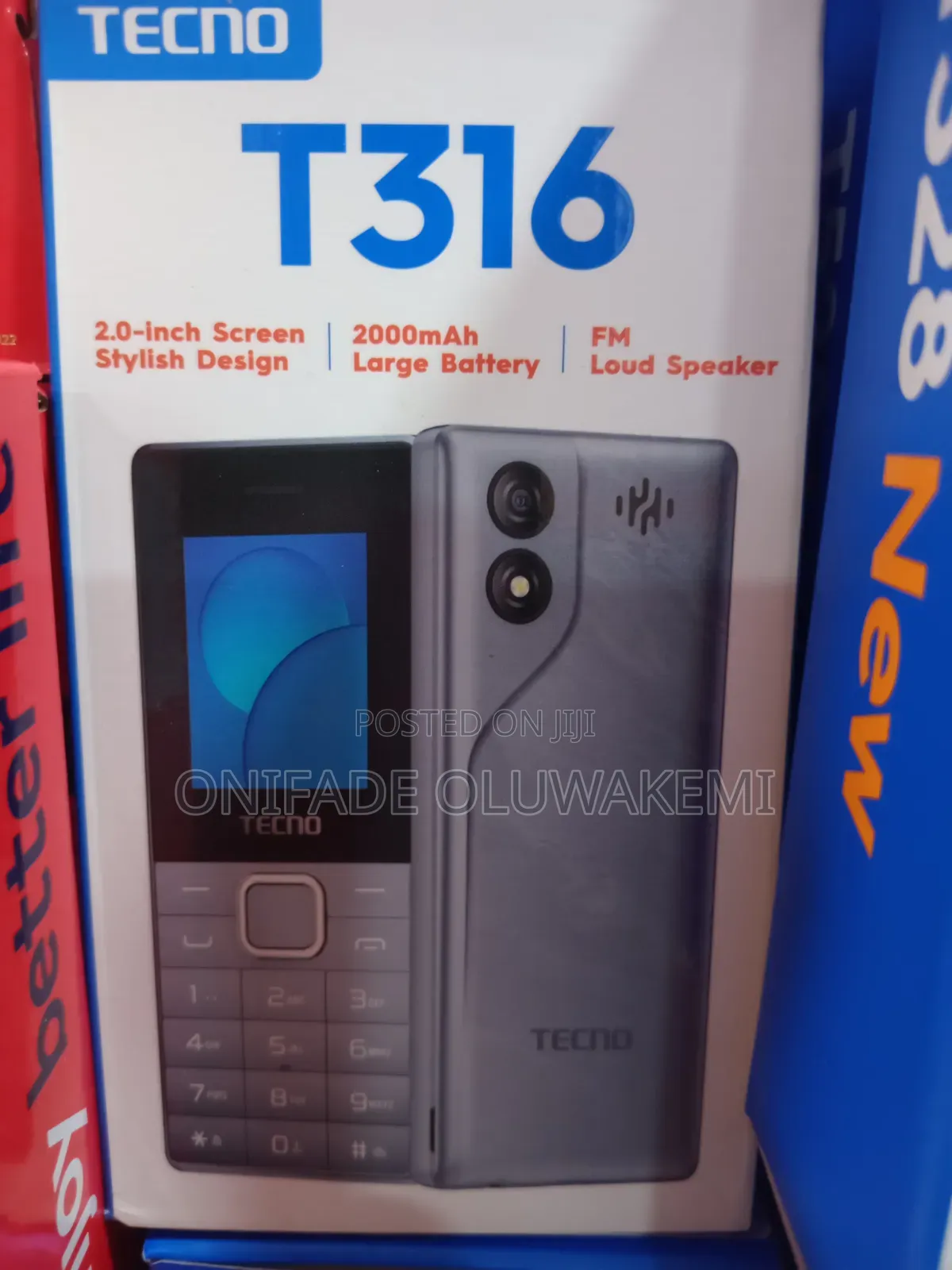New Tecno T316 Blue