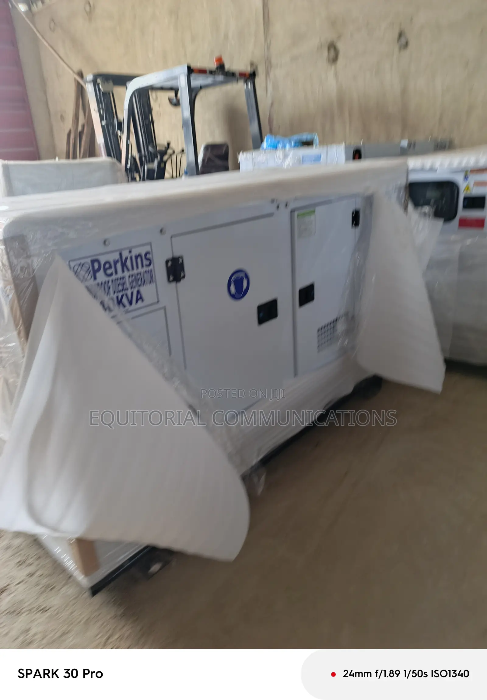 Perkins 40KVA Standby Generator