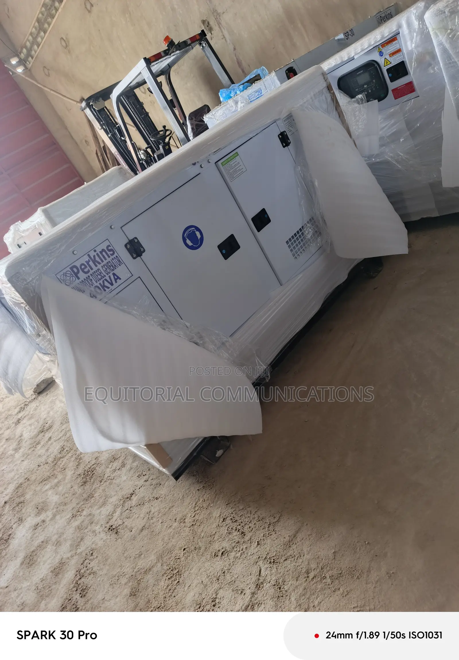 Perkins 40KVA Standby Generator