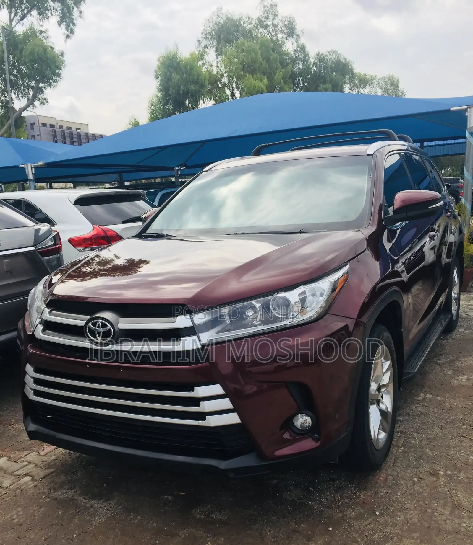 Toyota Highlander Limited 4x2 V6 (3.5L 6cyl 8A) 2018 Maroon