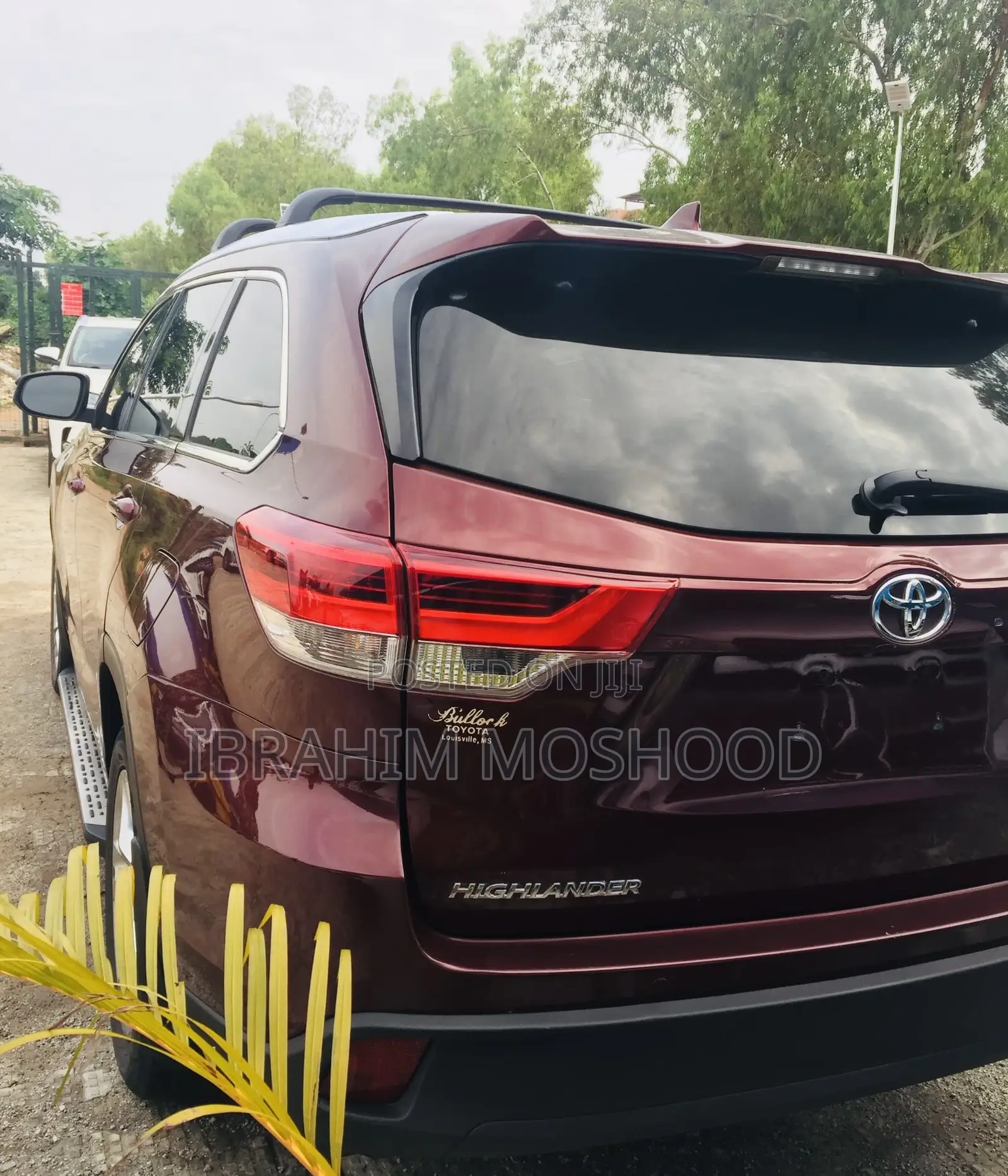 Toyota Highlander Limited 4x2 V6 (3.5L 6cyl 8A) 2018 Maroon