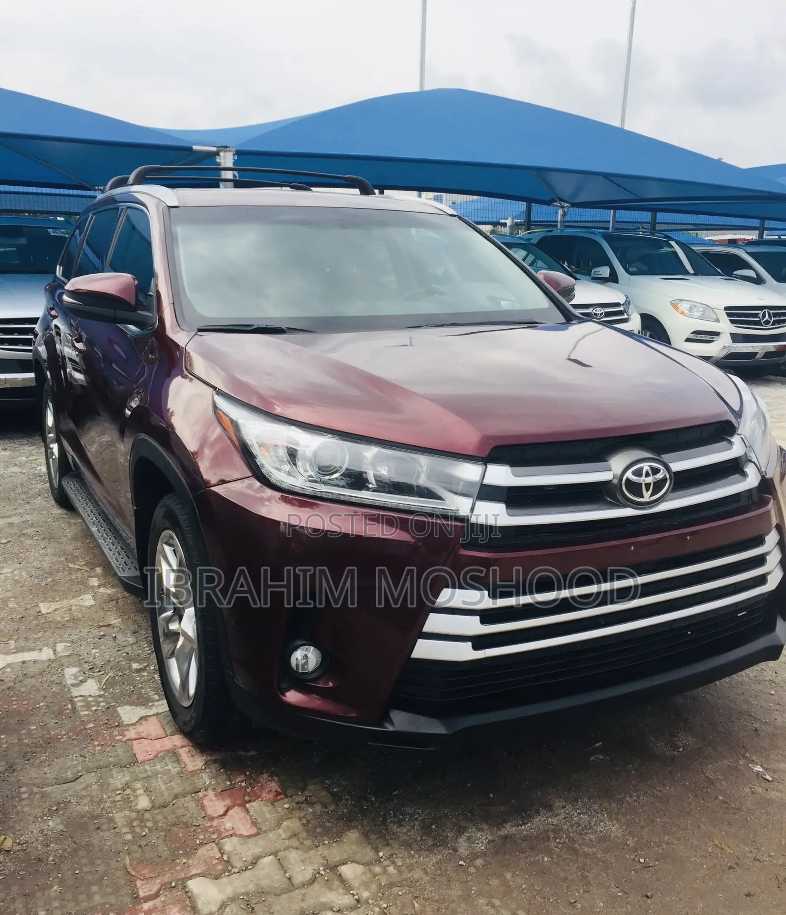 Toyota Highlander Limited 4x2 V6 (3.5L 6cyl 8A) 2018 Maroon