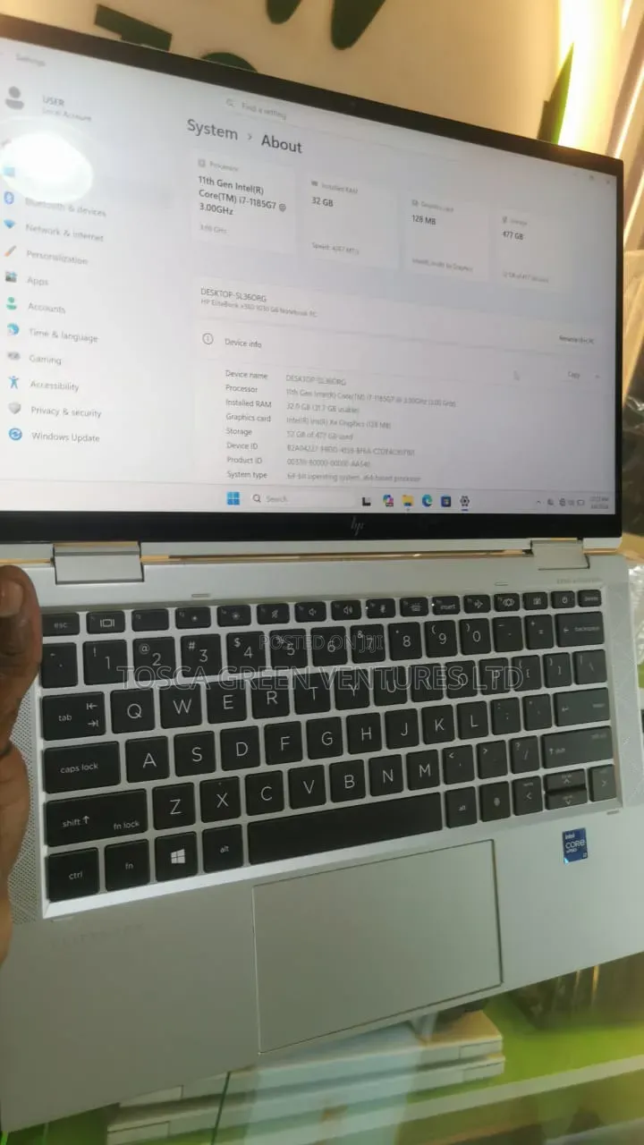 Laptop HP EliteBook x360 1030 G8 32GB Intel Core i7 SSD 512GB