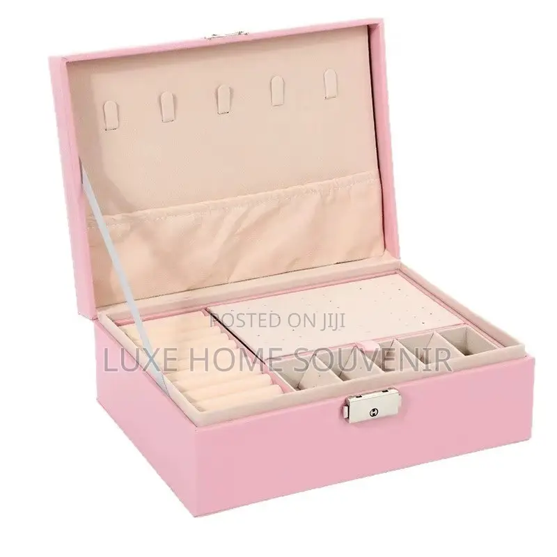 Leather Jewelry Storage Box