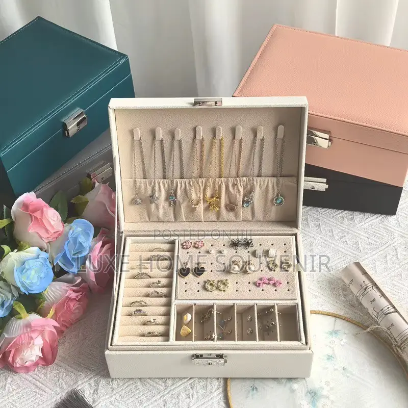 Leather Jewelry Storage Box